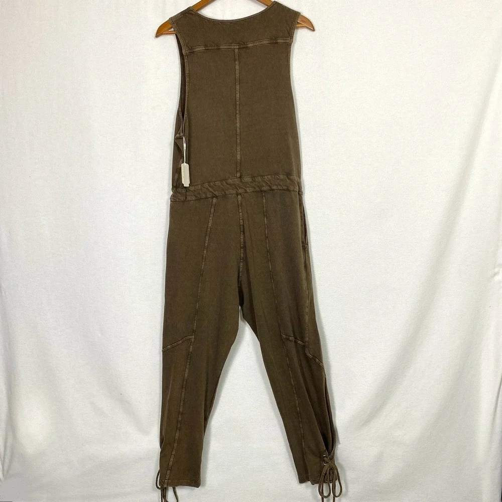 Free People Jumpsuit Sz Small Boho Chic Coastal Beach Festival Cottagecore NWT